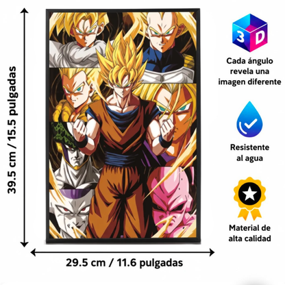 Póster 3D Dragon Ball